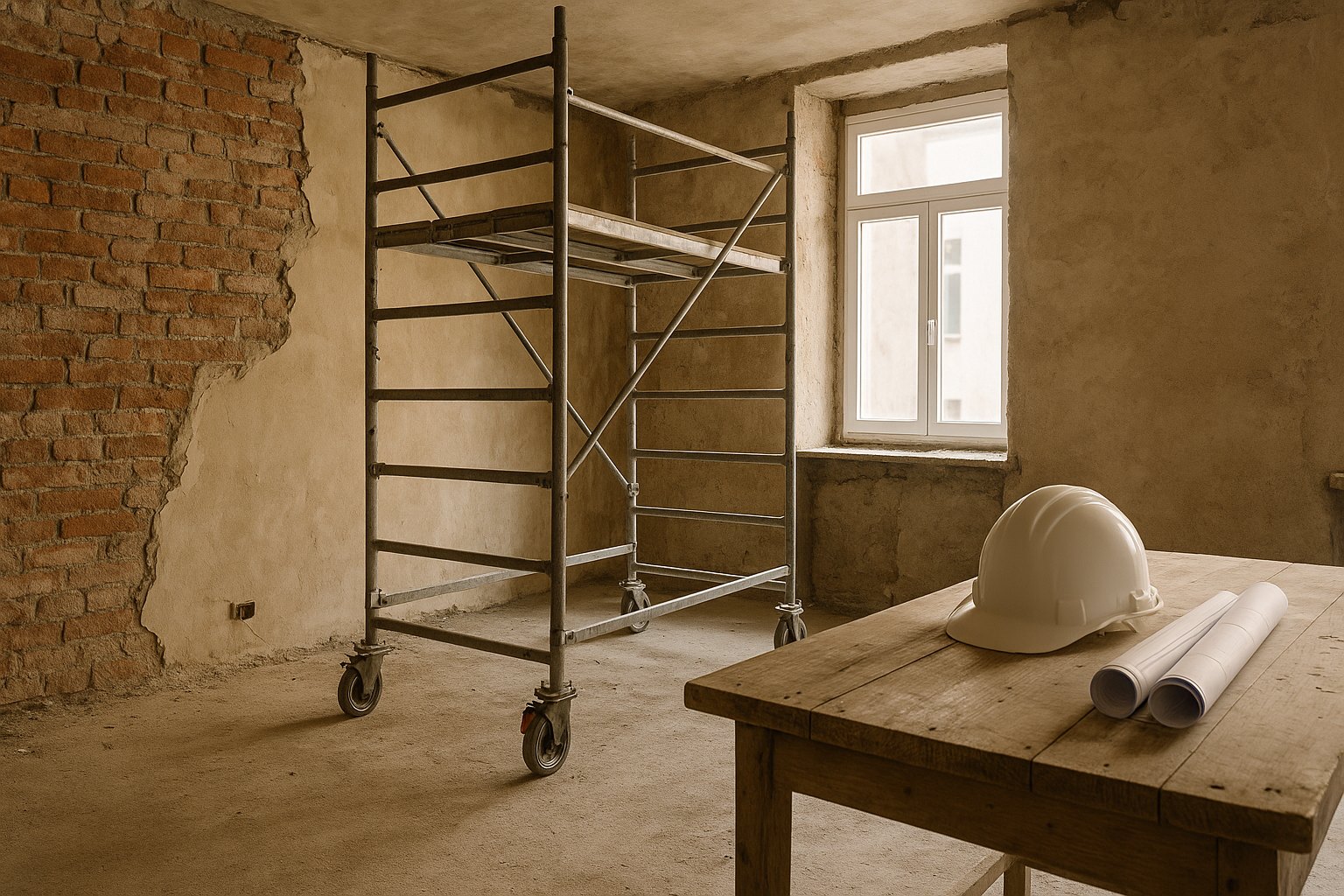 Cantiere di ristrutturazione con direzione lavori