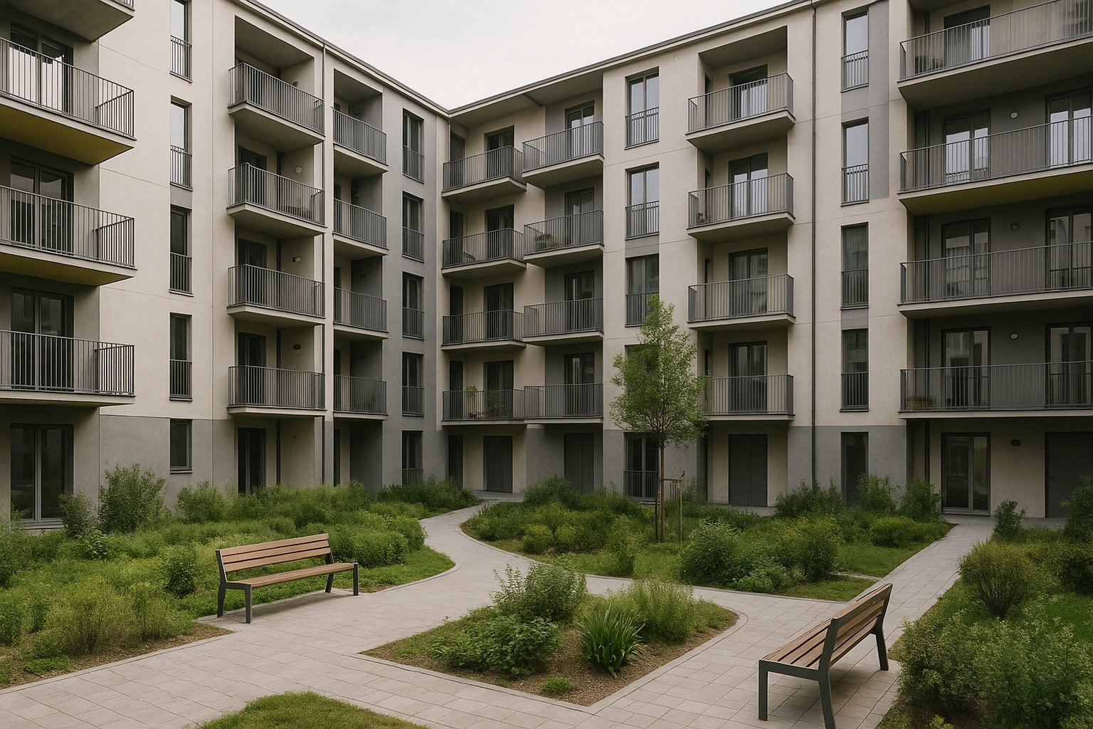 Edificio di housing sociale a Milano